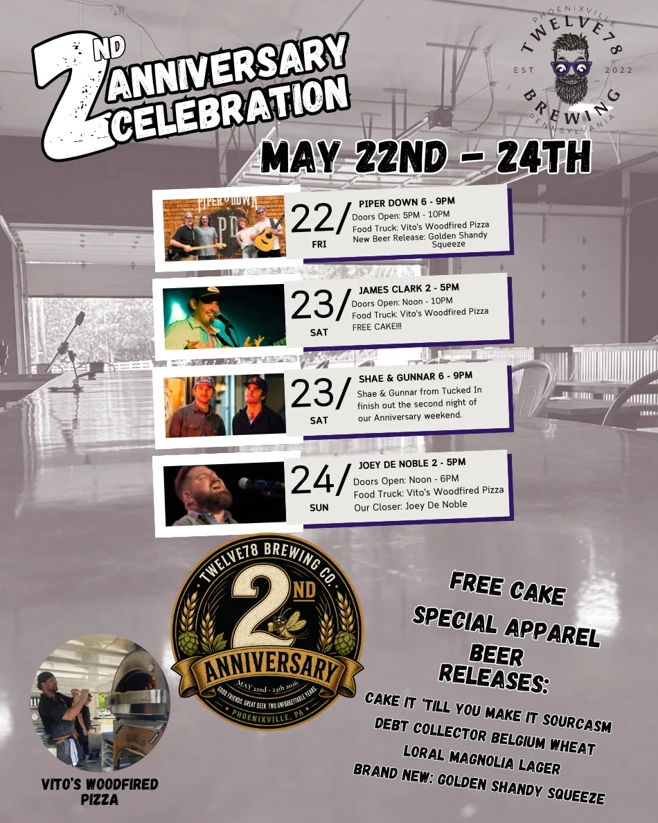 Twelve78 Brewing 2nd Anniversary